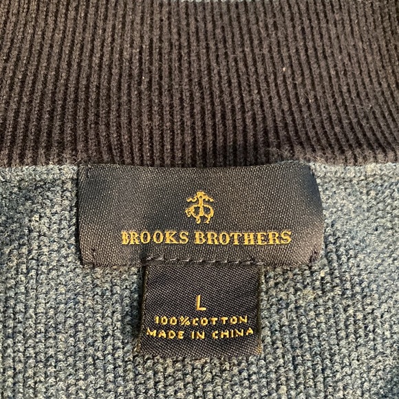 Brooks Brothers 3/4 zip sweater- Large - Picture 7 of 9
